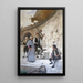 Visit to the Sculptor's Studio - Édouard Bernard Debat-Ponsan — framed artwork on a wall