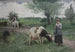 La Vache Bien Gardée - Édouard Bernard Debat-Ponsan — artwork view