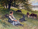 The Cowherd - Édouard Bernard Debat-Ponsan — artwork view