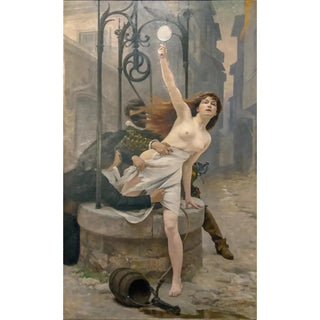 La Vérité sortant du puits - Édouard Bernard Debat-Ponsan — artwork view
