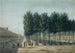 Hospice de Bicêtre la cour des paisibles - Édouard Bertin — artwork view