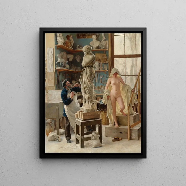 A restoration - Édouard Dantan — framed artwork on a wall
