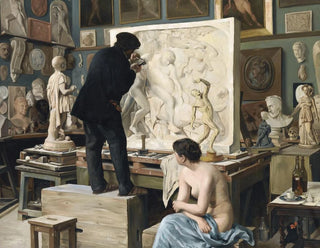 L'atelier de mon père - Édouard Dantan — artwork view