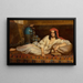 L'Almée, the sultan's favorite - Édouard De Biefve — framed artwork on a wall