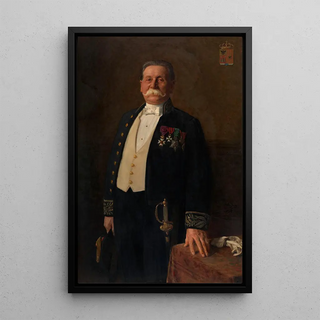 Justin Peeters-Lacroix - Édouard De Jans — framed artwork on a wall
