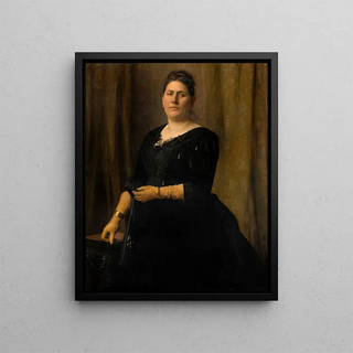 Madame Spe - Édouard de Jans — framed artwork on a wall