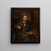 The painter Albert de Vriendt - Édouard de Jans — framed artwork on a wall