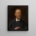 The painter Alfred Elsen - Édouard de Jans — framed artwork on a wall