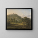 Sur la Sambre - Édouard Delvaux — framed artwork on a wall