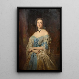 Reproduction of the painting Portrait painting of Élisabeth de Flavigny, Marquise de La Grange - Édouard Dubufe