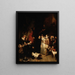 Albert and Isabelle visit Pierre Paul Rubens' studio - Édouard Dujardin — framed artwork on a wall