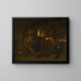 Les Fileuses - Édouard Frère — framed artwork on a wall