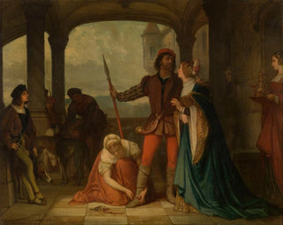 Le jeune François Ier de France part à la chasse - Édouard Hamman — artwork view