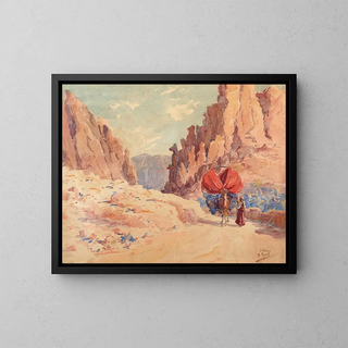 Le Kantara - Édouard Herzig — framed artwork on a wall