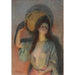 Reproduction of the painting La femme au tambour de basque - Édouard Rosset-Granger