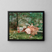 L'enfant s'endort - Édouard Toudouze — framed artwork on a wall