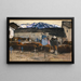Cemetery in Valais - Édouard Vallet — framed artwork on a wall