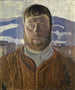 Self-portrait painting - Édouard Vallet — artwork view