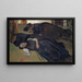 Women Sleeping - Édouard Vallet — framed artwork on a wall