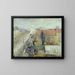 The House of Refuge of the Good Shepherd seen from Denfert-Rochereau Square - Édouard Zawiski — framed artwork on a wall