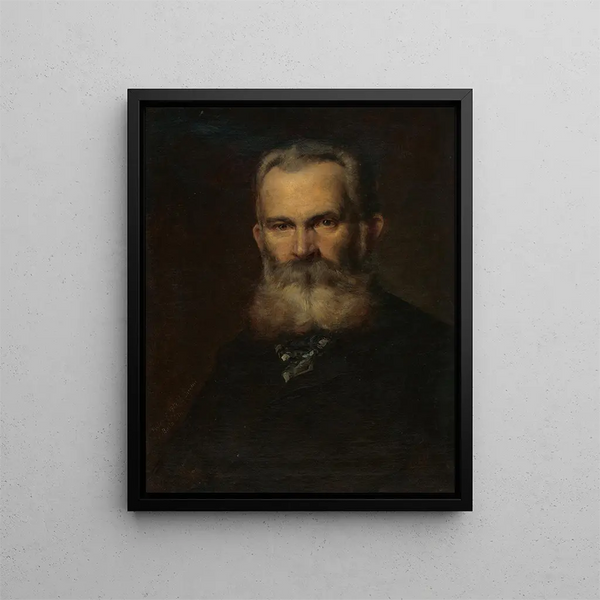 Portrait of the painter Teodor Boemma - Eduard Ballo — framed artwork on a wall
