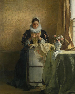 The Lacemaker - Eduard Charlemont — artwork view
