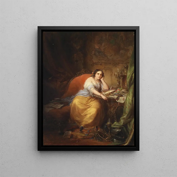 The Letter - Eduard Ender — framed artwork on a wall