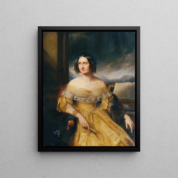 Friederike Benesch - Eduard Ender — framed artwork on a wall