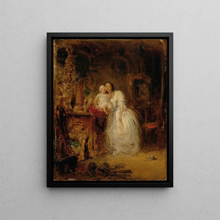 Eduard Ender - Gattin Und Tochter Des Knstlers.webp