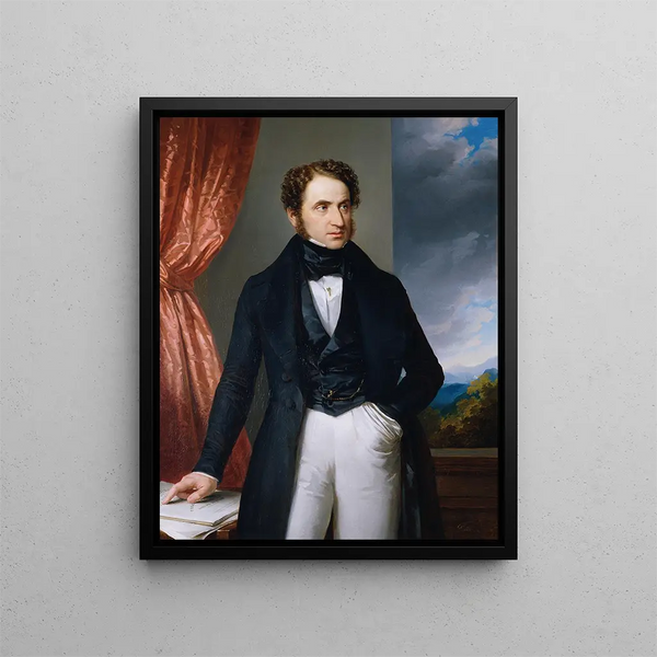 Joseph Benesch - Eduard Ender | Painting — framed artwork on a wall