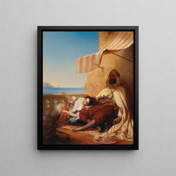 The Favorite - Eduard Ender — framed artwork on a wall