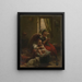 Child in Cradle - Eduard Geselschap — framed artwork on a wall