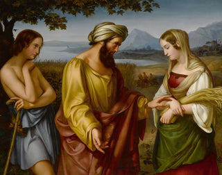 Ruth and Boaz - Eduard Holbein — artwork view