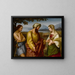 Ruth and Boaz - Eduard Holbein — framed artwork on a wall
