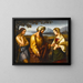 Ruth and Boaz (Conflict of Cases) - Eduard Holbein — framed artwork on a wall