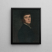 Portrait of a Lady - Eduard Hrik — framed artwork on a wall