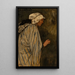 Dame with Bonnet - Eduard Karl Franz von Gebhardt — framed artwork on a wall