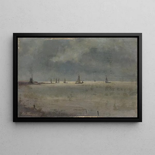 Le Zuiderzee - Eduard Karsen — framed artwork on a wall