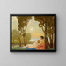 Night of the Full Moon - Eduard Kasparides — framed artwork on a wall