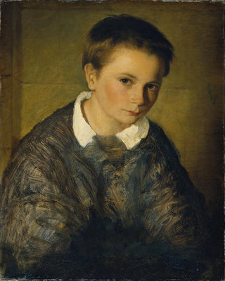 Portrait of a Boy - Eduard Kurzbauer — artwork view