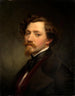 Portrait of the painter Louis Coblitz - Eduard Magnus — artwork view