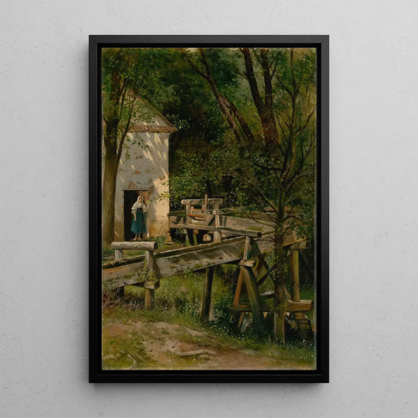 Reproduction of the painting Mill - Eduard Majsch