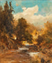 Mountain Stream Painting - Eduard Peithner von Lichtenfels — artwork view