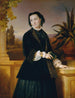 Auguste Engerth, the artist's wife - Eduard Ritter von Engerth — artwork view