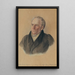 Professor Anton Schaller 1773-1844, the artist's father - Eduard Schaller — framed artwork on a wall