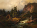 Mountain Stream - Eduard Schleich l'Ancien — artwork view
