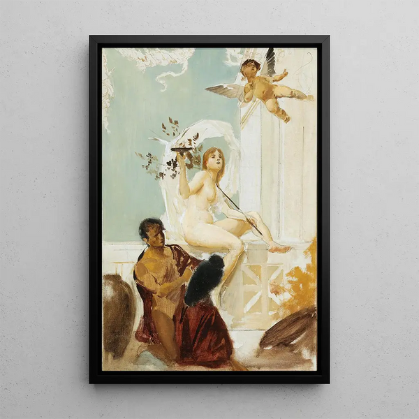 Reproduction of the painting Allegory - Eduard Veith