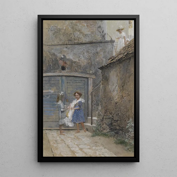 Reproduction of the painting Kahlenbergerdorf Painting - Eduard Veith
