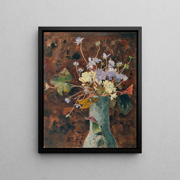 The Flower of Spring - Eduard Zetsche — framed artwork on a wall