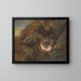 Bird Feeding - Eduard de Maes — framed artwork on a wall